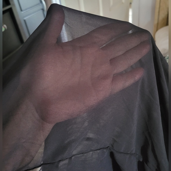 Sexy Black Sheer Jumpsuit - Picture 6 of 8